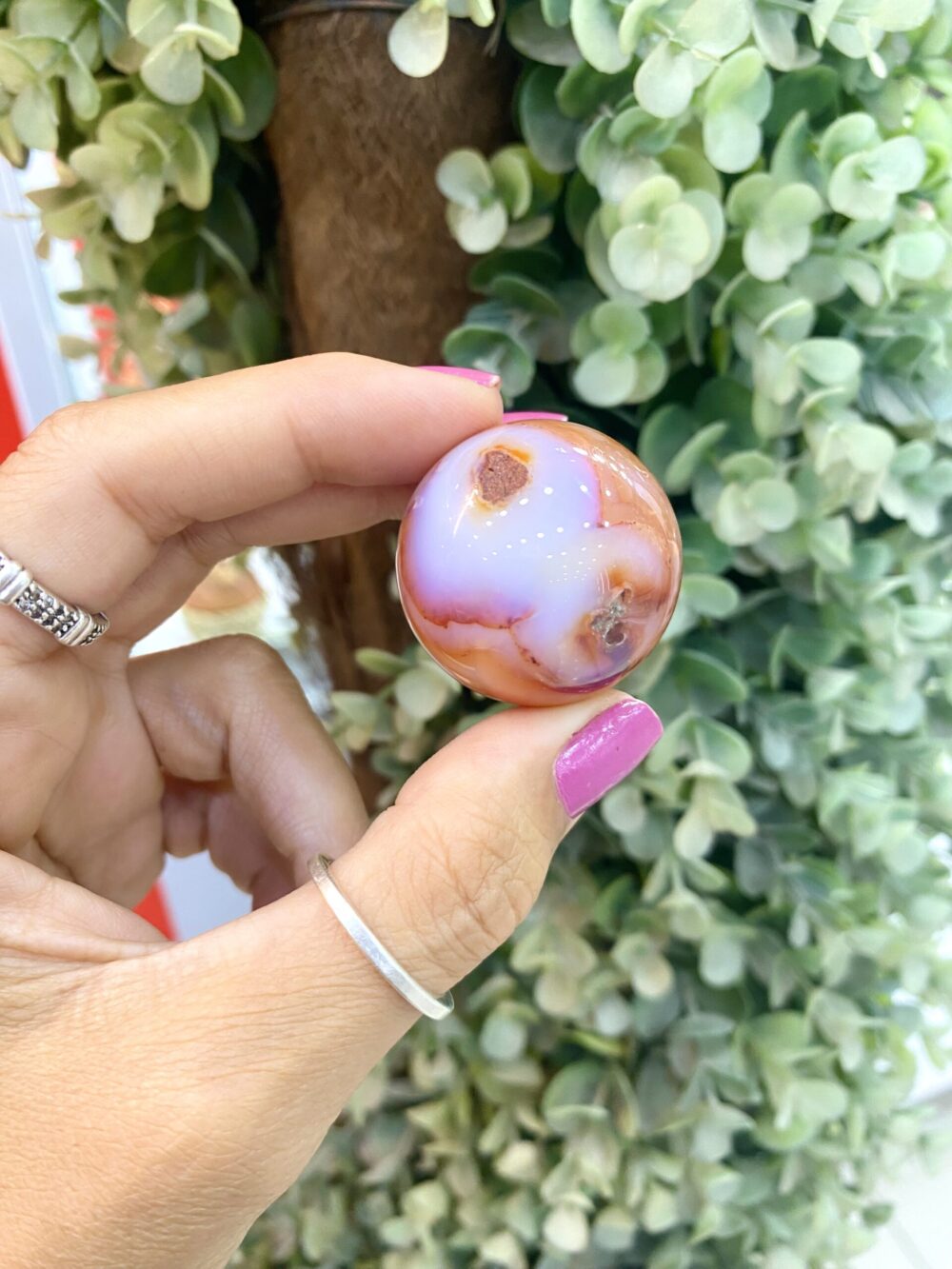 Akik Doğal Taş Küre