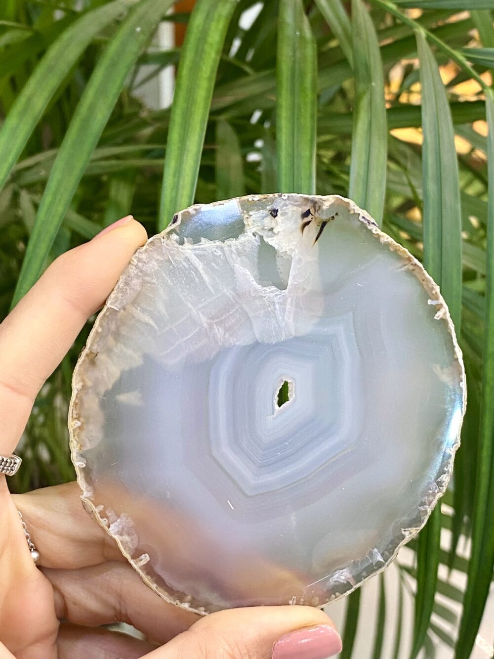 Akik Doğal Taş Plaka Obje