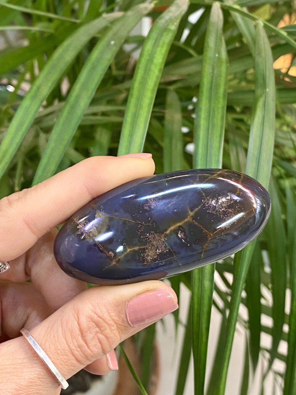 Akik Doğal Taş Tamburlu Parça