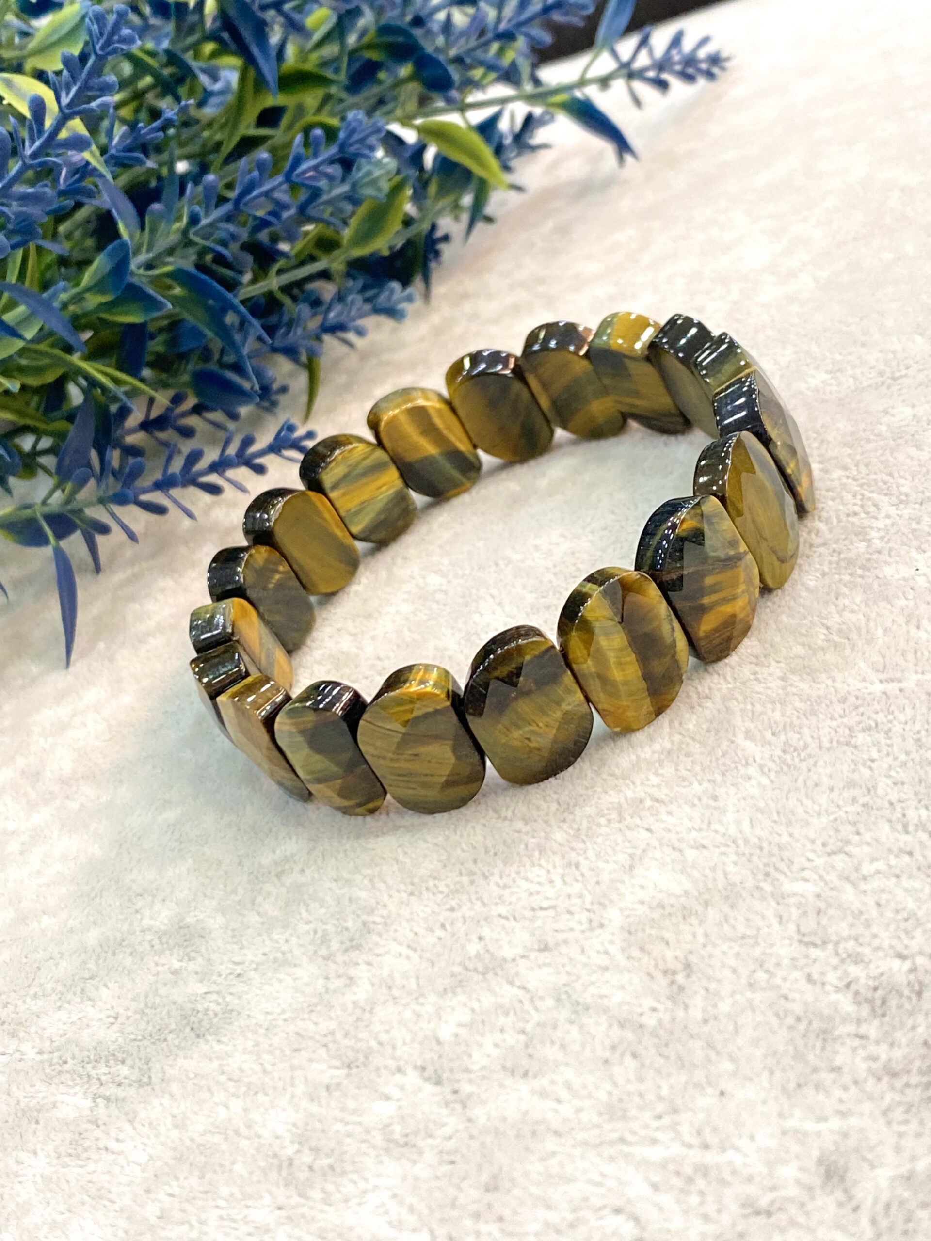 Tiger's Eye Natural Stone Rolex Bracelet