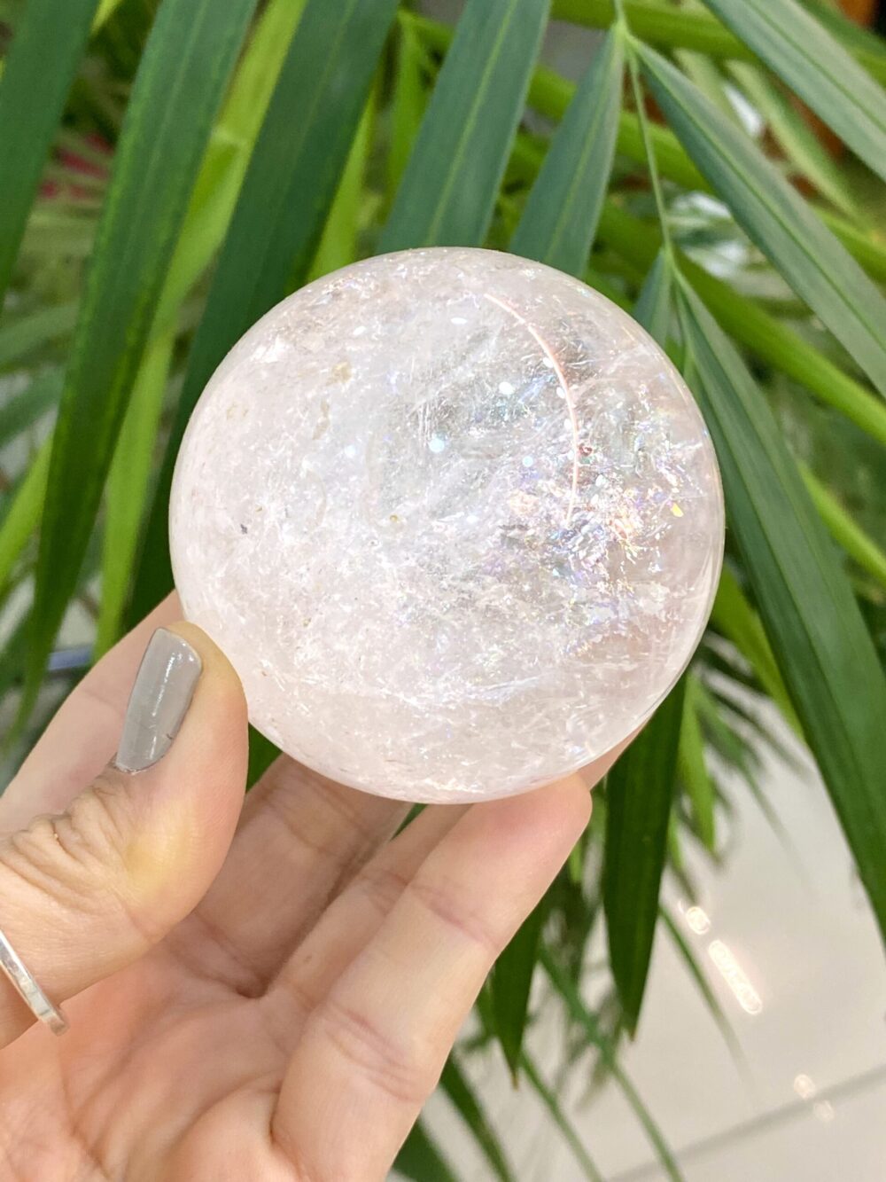 Kristal Kuvars Doğal Taş Küre