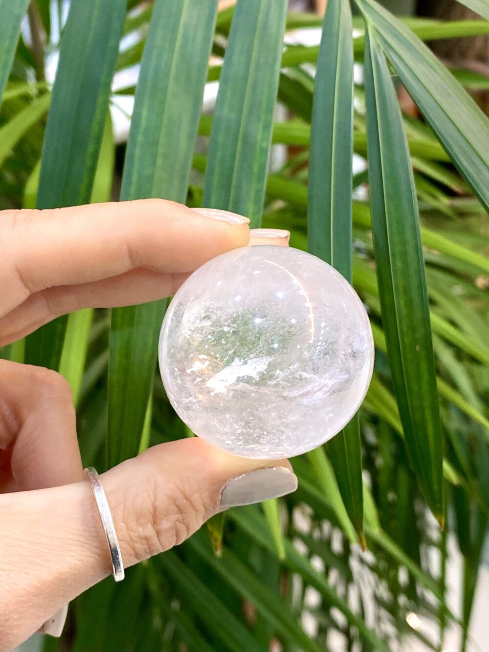 Kristal Kuvars Doğal Taş Küre
