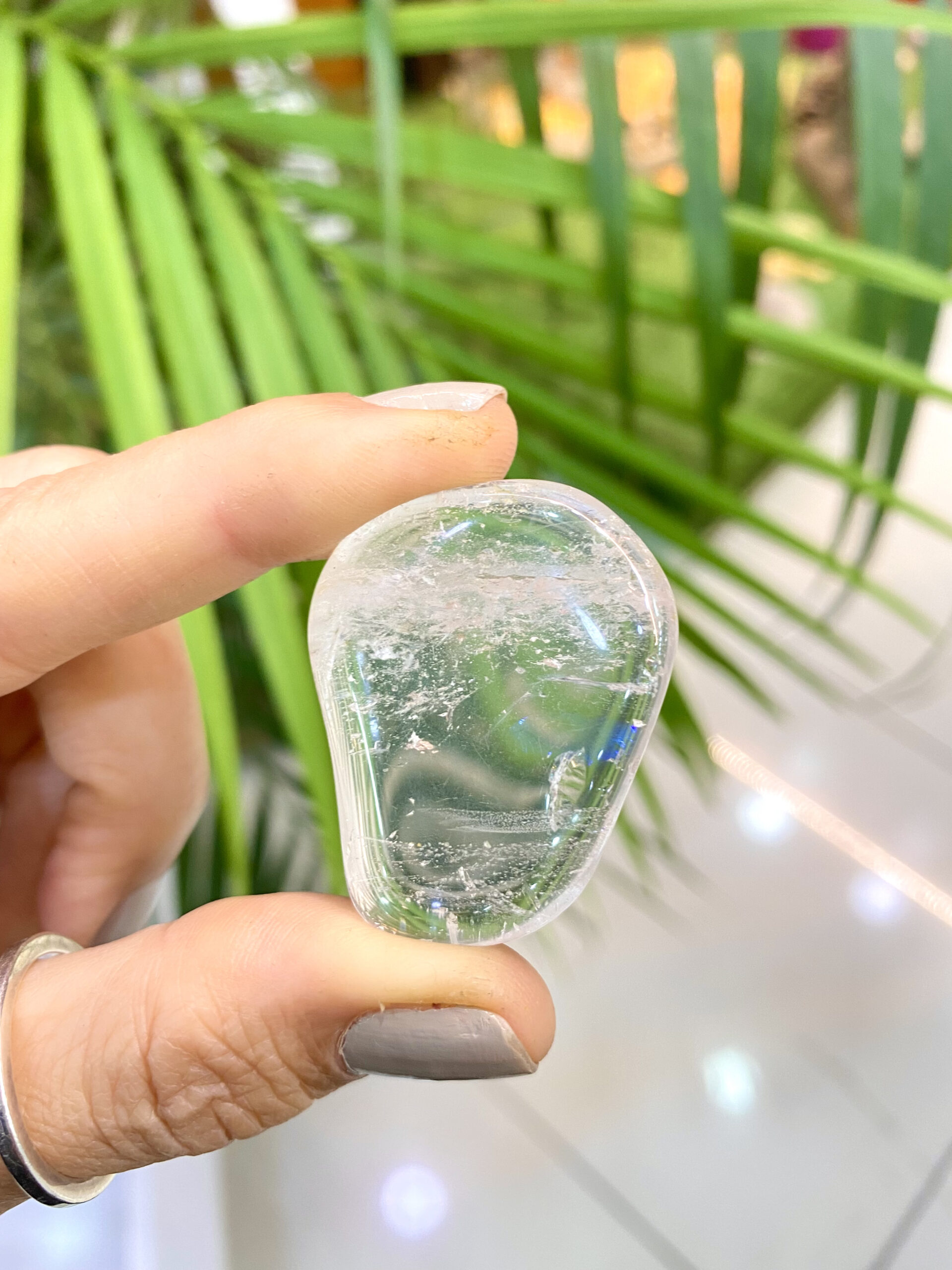 Crystal Quartz Natural Stone Parça