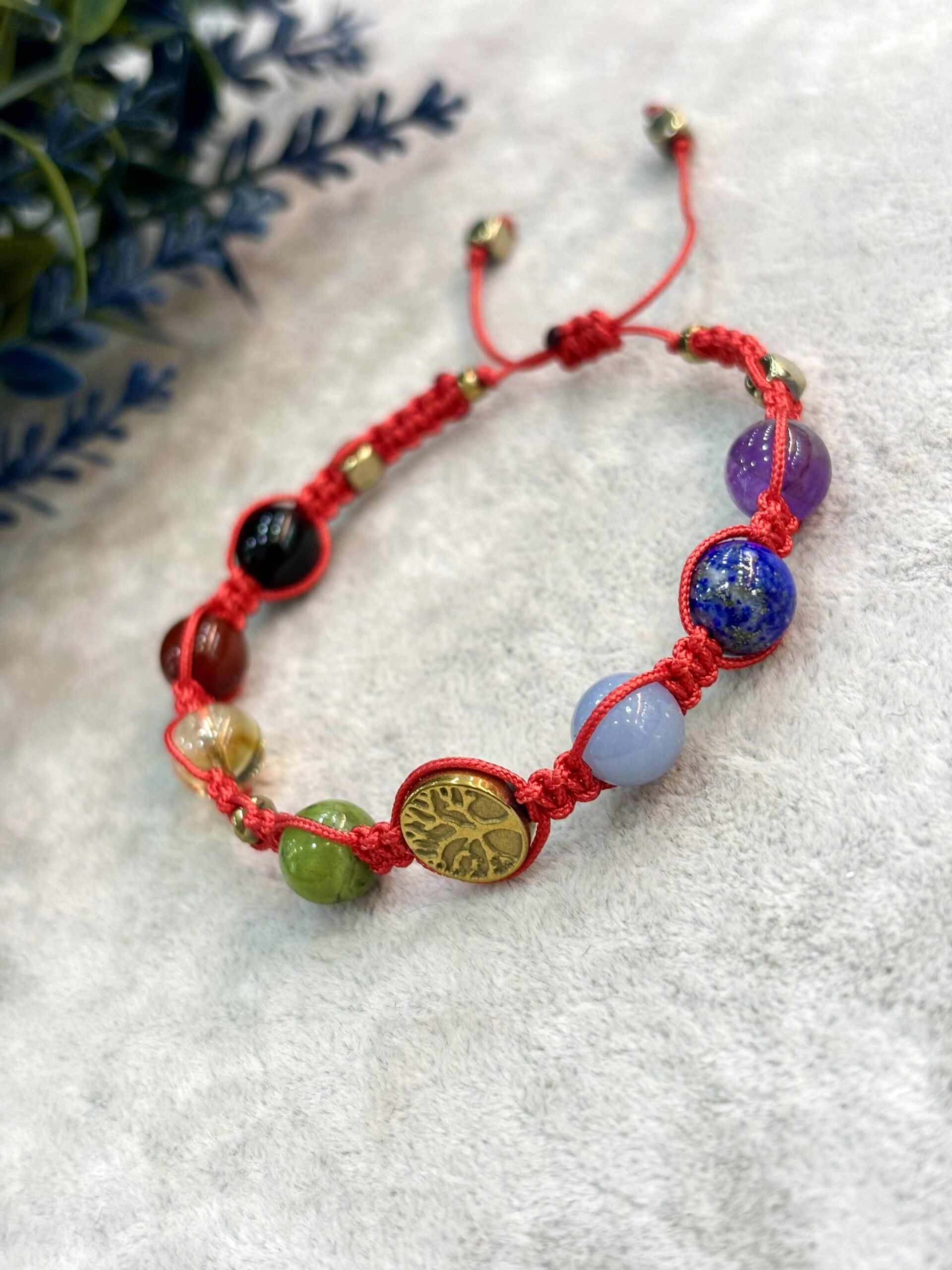 Çakra Natural Stone İpli Bracelet