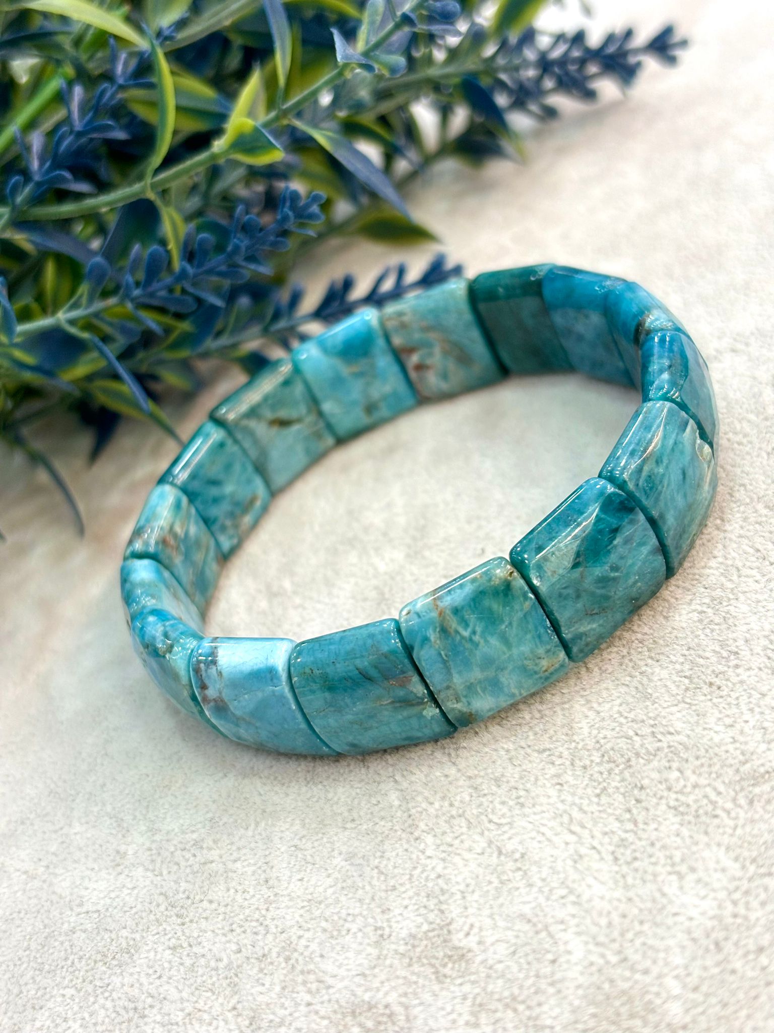 Apatit Natural Stone Rolex Bracelet