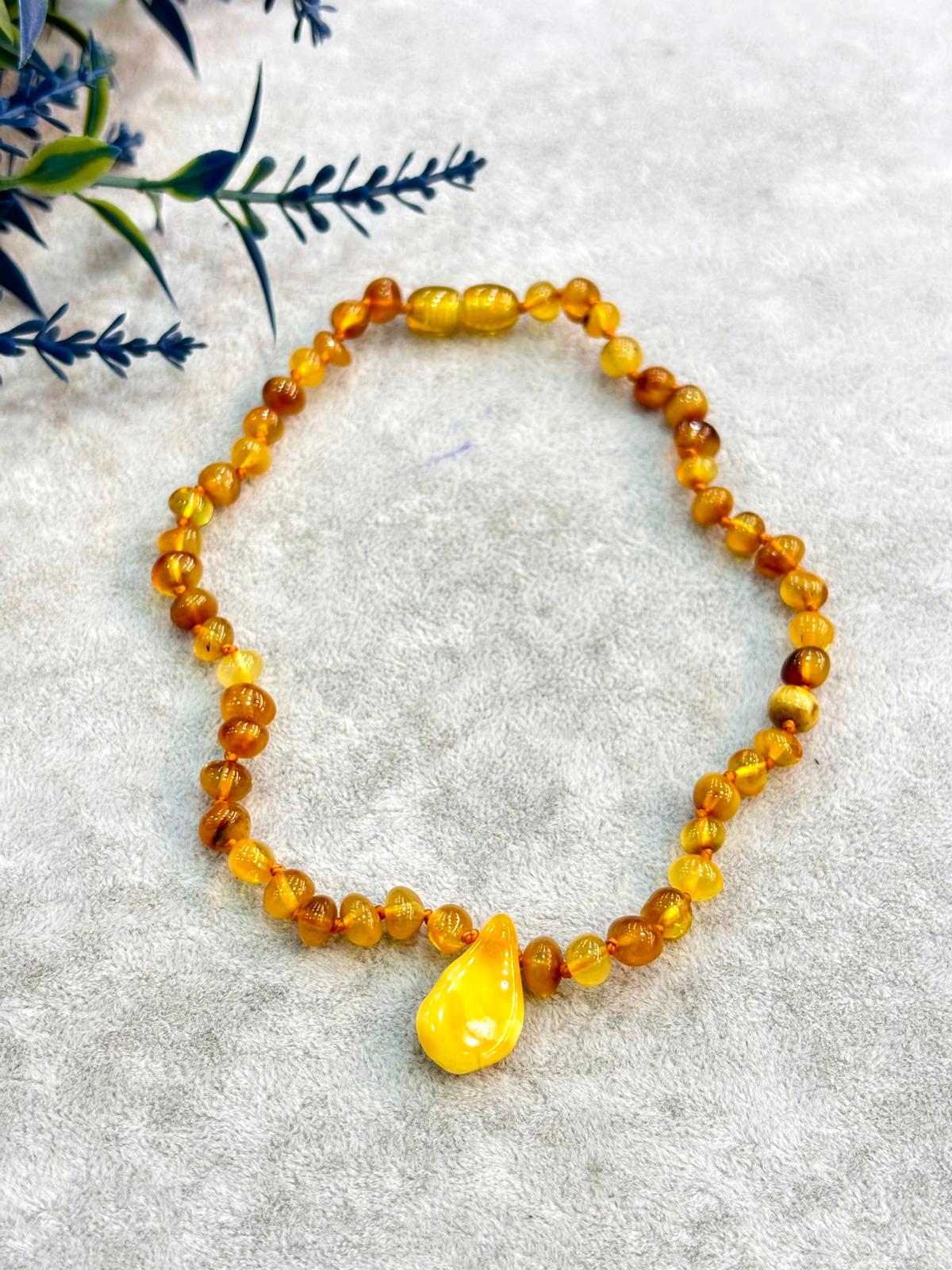 Amber Baby Diş Necklace