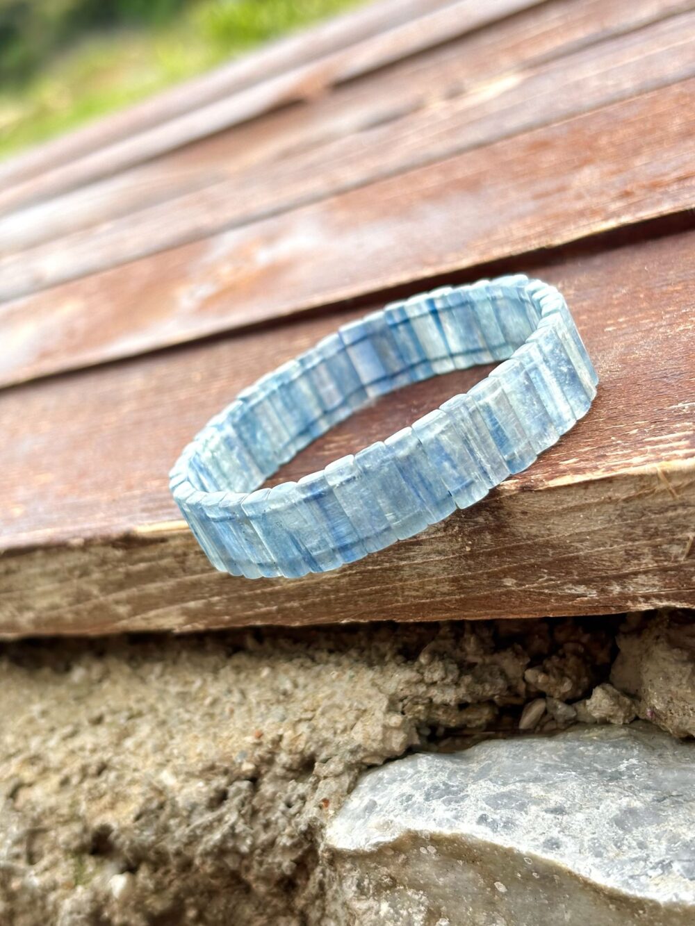 Kiyanit Doğal Taş Rolex Bileklik