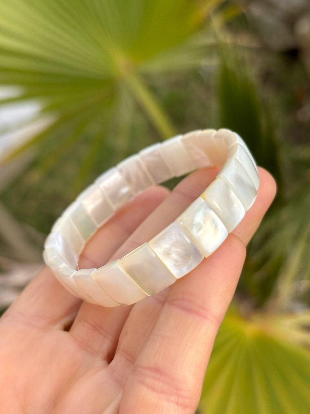 Sedef Doğal Taş Rolex Bileklik