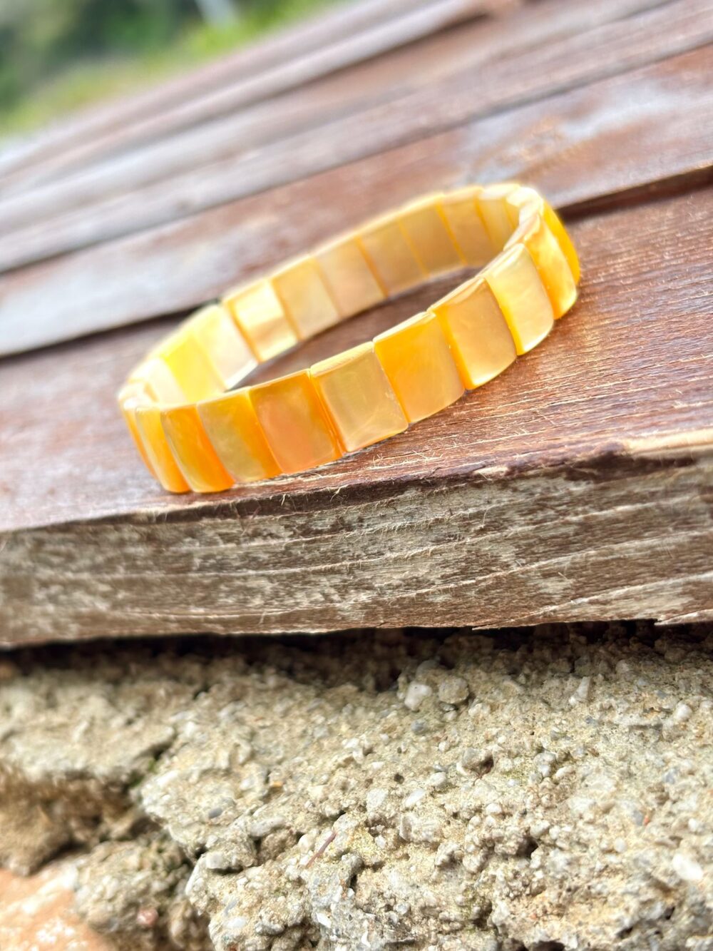 Sedef Doğal Taş Rolex Bileklik