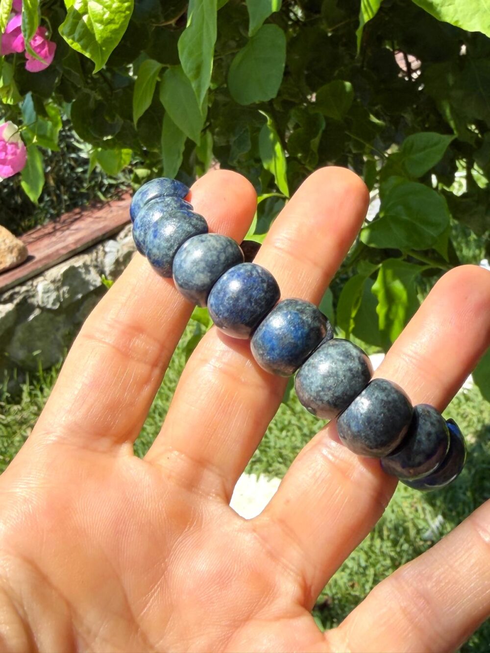 Lapis Lazuli Doğal Taş Rolex Bileklik